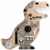 Foxy Family Manipulačná doska / Activity board Tyranosaurus - sivý 77 × 76 cm so stojanom