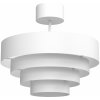 Luminex Prisadený luster RINGS 1xE27/15W/230V biela LU3517 + záruka 3 roky zadarmo