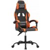 Herné kreslo VidaXL, čierno-oranžový model