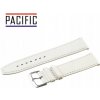 KOŽENÝ REMIENOK pacific 22MM BIELY UNISEX šitý + teleskop darček