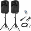 Vonyx VPS102A Plug & Play 600W Speaker SET With Stands