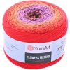 Pletacia vlna YarnArt FLOWERS MERINO 541 fialová oranžová ružová