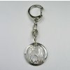 Strieborne Tlapky Malý kontinentálny španiel – Phaléne – kľúčenka (krúžok) 85