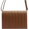 prešívaná kožená crossbody kabelka L31179 Hnedá