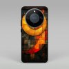 4NewCase - HONOR - Magic 8 Lite - GLOSSY - Amber Spiral - 1021930500054