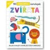 100 stratených samolepiek Zvieratá