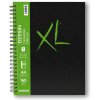 Skicak Canson XL Book Drawing v pevnej krúžkovej väzbe A4, 160g, 60 listov