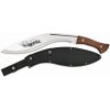Mačeta Albainox Black Nepal 34,5 cm - strieborný-hnedý