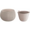 Prosperplast Splofy Bowl kvetináč 29 cm mocca DKSP290