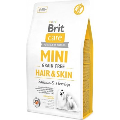 BRIT Care dog MINI Grain Free Hair & Skin 2 kg