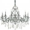 Závesné svietidlo/Luster Ideal lux 164953 GIOCONDA SP12 ARGENTO 12xE14 40W striebro
