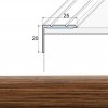 EFFECTOR Schodová lišta A36 Dub zámkový 270 cm samolepiaca