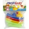 ProfiBaby Lodička 4 ks + kačenka plast/guma 13 cm