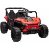 BENEO Elektrické autíčko UTV Small 12V, červené, Pohon zadných kolies, 12V batéria, Plastové kolesá, UTV_SMALL_RED - Elektrické autíčko