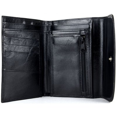 Luxusná kožená dámska peňaženka č.7947 čierne