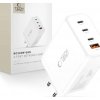 TECH-PROTECT NC240W-GAN 4-portová sieťová nabíjačka PD 240W / QC3.0 biela (5906302352371)