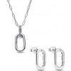 PANDORA ME strieborný set náhrdelník a náušnice 394086C01+2x293856C00