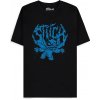 Disney's Lilo & Stitch Lilo & Stitch - Vintage Stencil Men's Short Sleeved T-shirt Velikost: M, Barva: Black