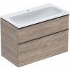 Geberit iCon umývadlo so skrinkou 90 cm orech 502.333.JR.1