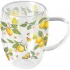 Ambiente Europe BV Sklenená šálka 0,35l Fresh Lemons dvojstenná - Ambiente Europe