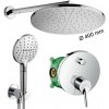 Hansgrohe set Jumbo – sprchový systém Ø 40 cm, 3 prúdy, páková batéria