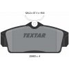 Sada brzdových platničiek kotúčovej brzdy TEXTAR 2346302