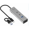 i-tec Universal Charging Metal HUB 2x USB-C + 2x USB-A Port, PD 85W, CAHUBMETAL2A2CPD