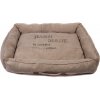 Lex & Max Luxusný pelech pre psa Lex & Max Hand Made 80 x 60 cm | béžový