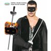 Strieborný kord s maskou