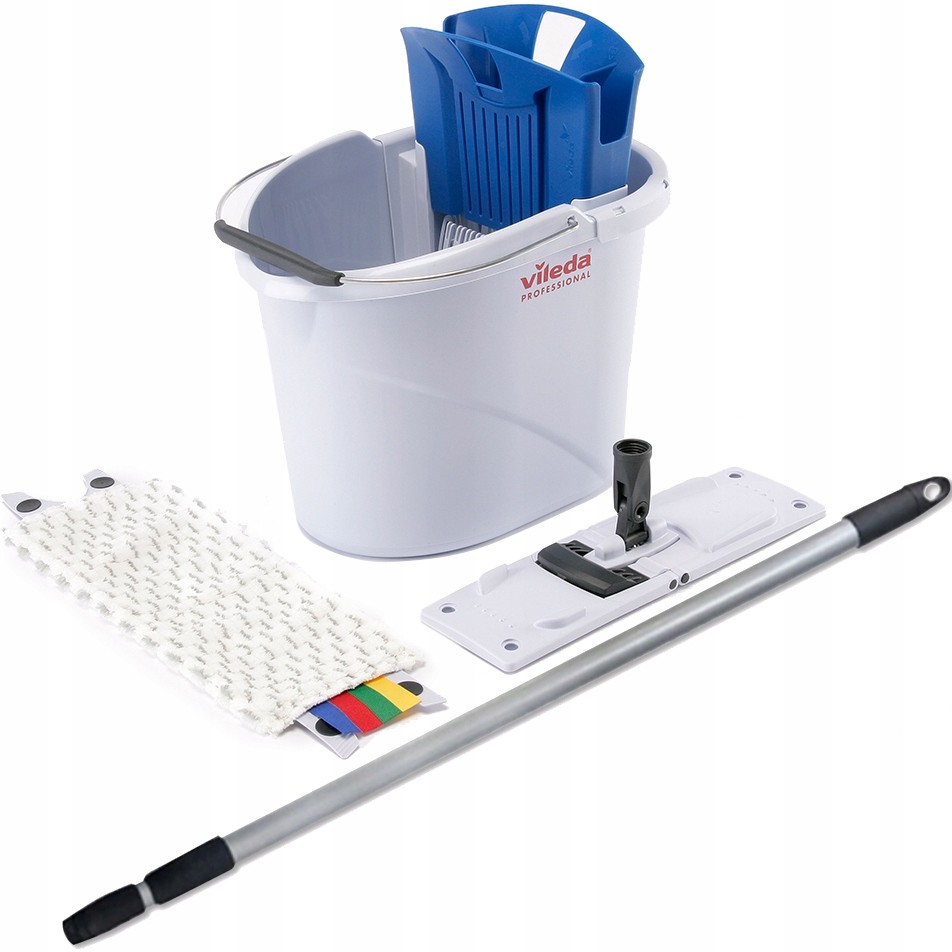 Vileda Professional Vedro a mop plochý Zestaw UltraSpeed Mini Starter Kit Pro 40 cm