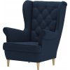 Kreslo ušiak KING III Granátový - MALMO 79