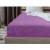Textilomanie Froté plachta tmavofialová 90x200 cm