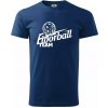 Florbal team - Klasické pánske tričko vyššej gramáže - S ( Polnočná modrá )