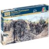 ITALERI Model Kit figurky 6134 WWII German paratroopers tropical uniform 1:72