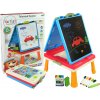 Lean Toys Magnetická tabuľa 3 v 1 modrý stôl na hry