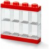 LEGO Zberateľská skrinka na 8 figúrok červená