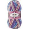 Superwash comfort socks Modro béžová 7654