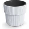 Kvetináč plast biely Prosperplast 30 cm x 30 cm x 28,5 cm