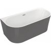 Polimat Sola I voľne stojaca akrylátová vaňa, grafitová Dĺžka vane: 150 cm, 00501