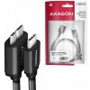 Axagon BUMM3-CM10AB SPEED Micro-B USB - USB-C, USB 3.2 GEN 1, 3A, ALU, 1m, černý