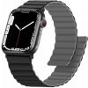Swissten remienok pre apple watch silikónový - magnetic 42 / 44 / 45 / 49 mm čierno/sivý