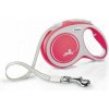 Vodítko Flexi New Comfort L pásek 5 m/60 kg červené
