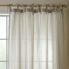Sivý záves 140x229 cm Zanzibar Woven Stripe – Pineapple Elephant