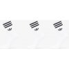 adidas 3 Stripes Crew Socks 3-Pack White/ White/ White S S