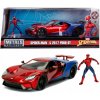 Auto Ford GT Marvel Spiderman Jada Toys + figúrka