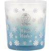 Aurora Winter Wishes Blueberry vanilla vonná sviečka v skle - 200 g