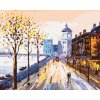 ZUTY Maľovanie podľa čísel ULICE LONDÝNA Rámovanie vypnuté plátno na rám Rozmer 80 x 100 cm