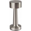 RABALUX 74208 Senan stolná lampička V210mm LED 2,7W/40lm 3000+4000+6000K strieborná, biela USB kábel, ON/OFF
