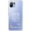 Picasee silikónový prehľadný obal pre Xiaomi 11 Lite 5G NE - Kazma - SVĚT PATŘÍ TĚM, CO SE NEPOSEROU