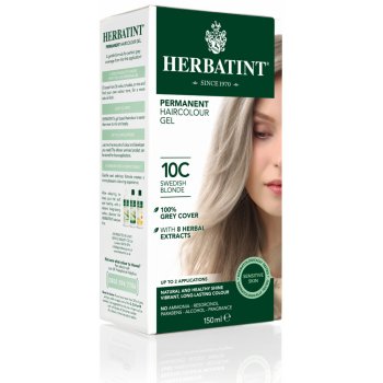 Herbatint permanentná farba na vlasy švédska blond 10C 150 ml